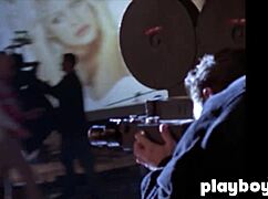 Victoria Silvstedt's Amazing Big Tits Exposed! Hot Milf Poses Naked After Lingerie Rip!