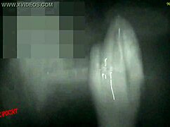 Girlfriend fucks and sucks cocks through glory hole in erotic cabin