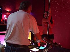 Romana Ryder's Shaved Pussy Filled with Creampie in Wild Threesome Orgasm