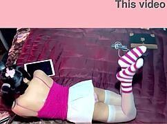 little cute skinny femboy ladyboy from mexico makin me hard uh