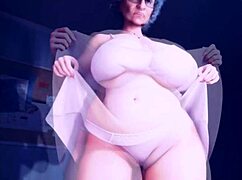 whoa granny's huge ass bounces wild on cock in hardcore 3d anal fuck!! 🍑💦
