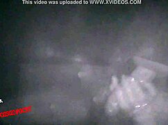 Girlfriend fucks and sucks cocks through glory hole in erotic cabin