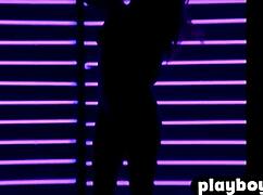 Victoria Silvstedt's Amazing Big Tits Exposed! Hot Milf Poses Naked After Lingerie Rip!