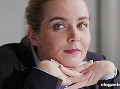 Milf Double Penetrated Anal Vaginal Cumshot at Office