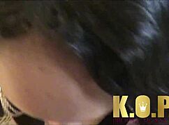 passion redd's ebony tits bounce during hot blowjob 🔥💦