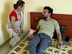 house maid bends over for owner's thick cock deep inside her