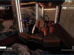 Candy and Friend Morph into Succubi Draining Viper's Cock Completely Dry