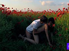 Belinda Sucks and Fucks Martin's Cock in Dorm Room with Roommate