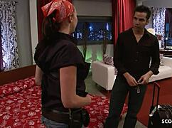 gianna michaels lures neighbor boy with saggy natural tits