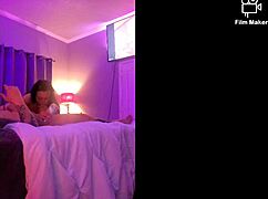 having an amazing sexy fuck session with the wife bent over doggystyle 😍🍆💦