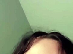 ever seen a petite asian teen swallow cum after hard doggystyle pounding in lingerie?