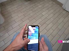 my young stepsis feet in bikini drive me horny with taboo footjob