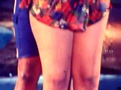 Married Indian bride sneaks pool fun with friend