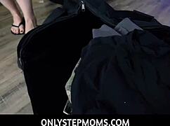 pov stepmom sarah vandella deepthroats stepson handjob sex