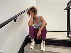 SAD STEPMOM seduces PICKUP STRANGER for BIG TITS RIDE and CUMSHOT