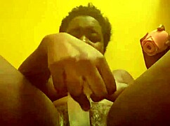 Ebony Amateur Drips Wet Pussy Dirty Talking Extreme Toy Masturbation Full