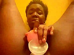 Ebony Amateur Drips Wet Pussy Dirty Talking Extreme Toy Masturbation Full