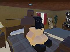 roblox girl 😍 serving bbc and master like a total slut whore