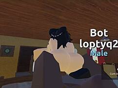 roblox girl 😍 serving bbc and master like a total slut whore