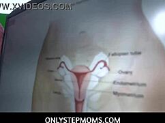 Short Haired Busty Stepmom Olive Glass Teaches Steps on