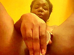 Ebony Amateur Drips Wet Pussy Dirty Talking Extreme Toy Masturbation Full