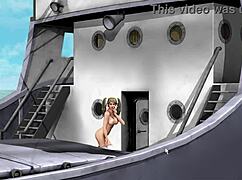 Blonde with small tits teases in playful framboise game - erands