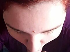 OMG Curvy BBW Sucks Fat Monster Cock Explodes Cum On Face!