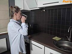 Hey step mommy, wanna get fucked through panties by son's best friend?