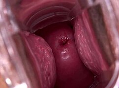 omg mia austin's speculum spreads her so wide up close!!