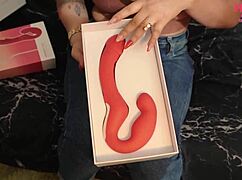 damn this colombian babe reviews huge dildo harmony duo tits bouncing sexy 😘🔥