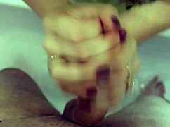 spying on stepson showering! mom washes sucks jerks his cock and swallows cum!!