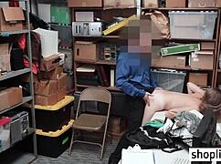 petite brunette teen caught spying gets monster cock fucked by cop