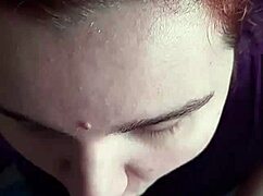 OMG Curvy BBW Sucks Fat Monster Cock Explodes Cum On Face!