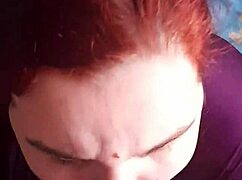 OMG Curvy BBW Sucks Fat Monster Cock Explodes Cum On Face!