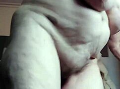 Grandma's hairy beaver throbs with dildo pleasure in raw German heat