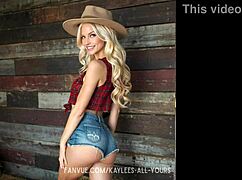 damn sexy blonde slut deepthroats cock for barn cumshot facial ai-generated