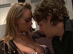 Thick blonde kisses fade as she begs for big ass pounding now?