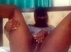 Angela Oxo's Curvy Black Fat Ass Bounces on Dildo Hard