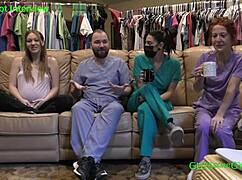 Maverick's Ass Fingered by Latex Nurse!