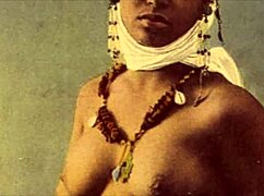 Vintage Women RIDING Huge Cocks in Outdoor Interracial Scenes