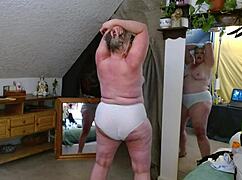 Curvy Mature Dawnskye1962 Blue Eyes Huge Tits Panty Parade Orgasm Retro Update