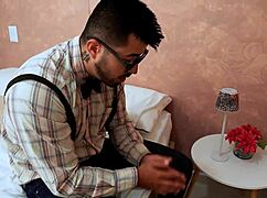 caught my stepson sniffing panties now i ride his big cock