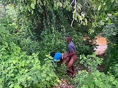 Billy's big black monster cock pounds fat bbw's huge ass bent over doggystyle