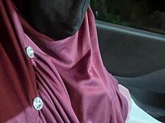 Curvy Hijab Muslim Begs for Pregnancy Creampie