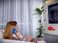 Kevlyn Santos rejects candy but takes Ghostface's hard pounding