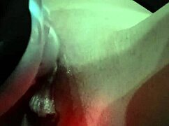 shaved pussy buzzing hard with wet vibrator... feels so good?
