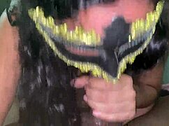 swallow neighbor's full cock deepthroat in early morning lingerie