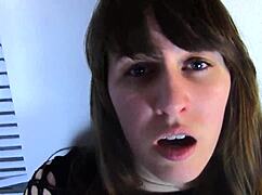 stepdaughter gets jealous watching daddy's new gf 😏 swallows cum mouthful