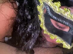 swallow neighbor's full cock deepthroat in early morning lingerie