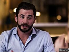 blonde babe's gotta fuck the guy or her secrets get spilled wide open